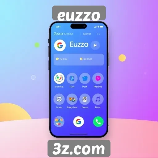 Interface do usuário do Euzzo destaca-se pela simplicidade