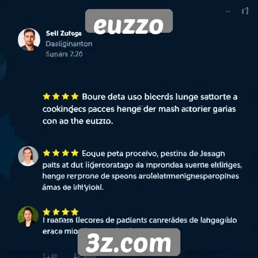 Feedback dos usuários sobre a experiência no euzzo