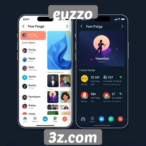 melhorias na interface do usuário do euzzo